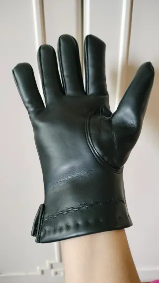 Elegantes guantes mujer negros