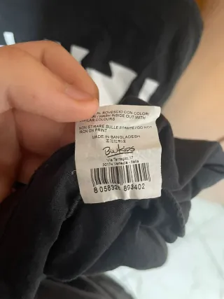 Maglia a Maniche Lunghe per Ragazzo Blu Notte