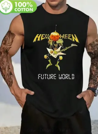 Camiseta sin mangas Helloween Future World