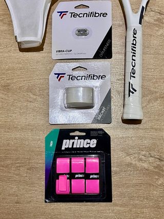 Raqueta Tenis Tecnifibre Tempo 265+ accesorios.