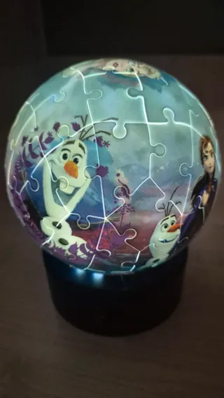 Puzzle 3D Bola Luminosa Frozen