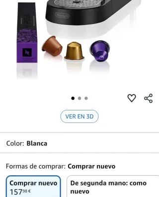 Cafetera Nespresso DeLonghi Citiz