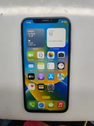 iPhone X Negro 79% de salud de la batería