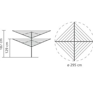Tendedero Brabantia Lift-O-Matic