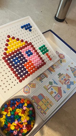 Juego Mosaicos Colores con Plantillas