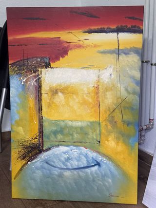 Quadri astratti olio su tela