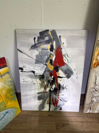 Quadri astratti olio su tela