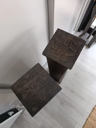 Estanterías CD Madera Marrón (2 unidades)