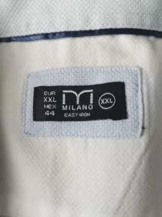 Camisa Milano Blanca Talla XXL