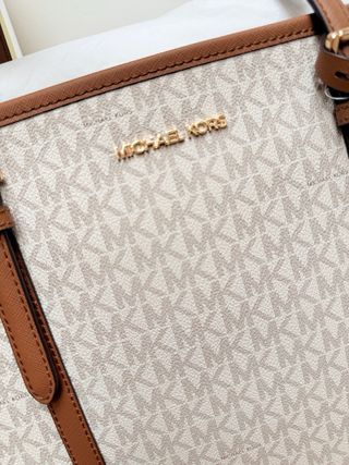Bolso Michael Kors Tote Beige/Marrón