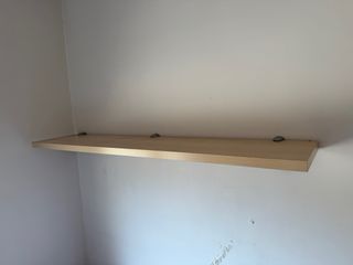 Scaffale in legno e metallo