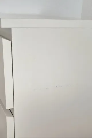 Cómoda 4 cajones Malm blanca