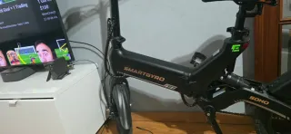 Bicicleta eléctrica plegable negra Negociable