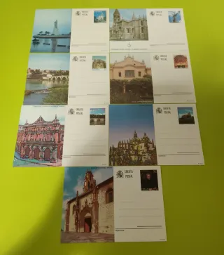 Lote 7 Tarjetas Postales Correos España