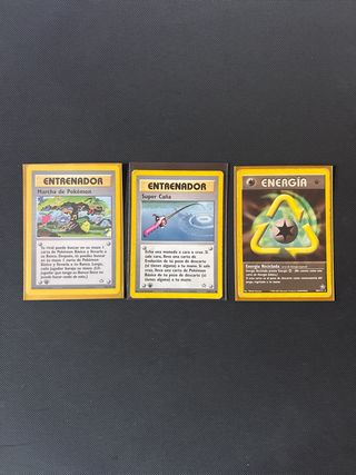 Lote Cartas Pokémon Neo Genesis 1ª Edición Español