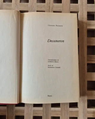 Decameron, Boccaccio, Bietti 1966