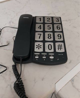 Teléfono fijo. Marca Topcom- Titan 100.