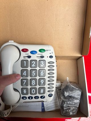 Teléfono Geemarc CL200VB para personas con audició