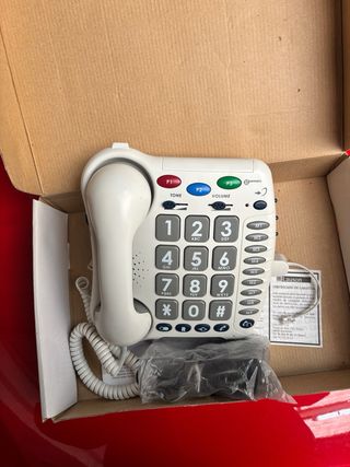 Teléfono Geemarc CL200VB para personas con audició