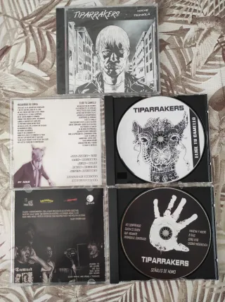 Lote 6 CDs Punk Rock, Tiparrakers Anti Idols.