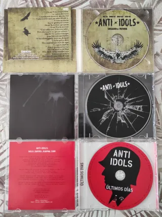 Lote 6 CDs Punk Rock, Tiparrakers Anti Idols.