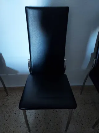 Sillas de salón negras