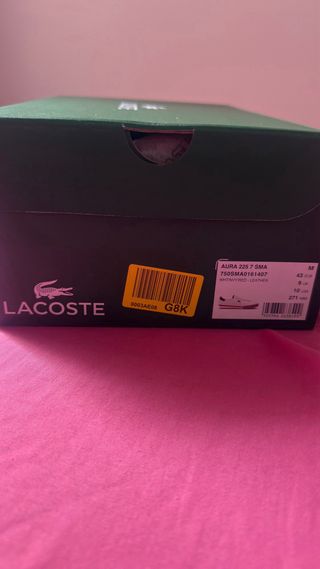 Zapatilla Lacoste Aura 225 Talla 43