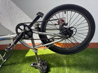 Bicicleta Plegable Nautic Plata