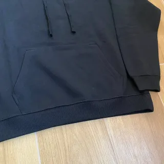 Felpa Stussy Uomo Nera con Logo oversize nuova