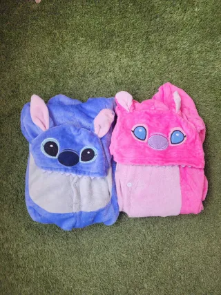 Pijamas Enteros Stitch y Angel Talla Única