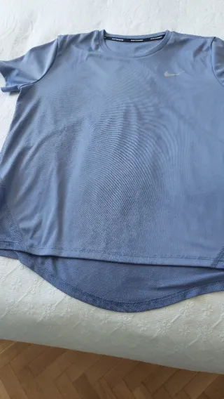 Camiseta Nike Running Azul/Gris