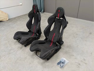 Asientos Ferrari 5kg carbono/alcantara
