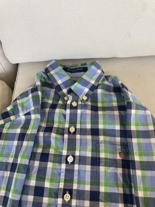 2 Camisas Gant Azul y Verde