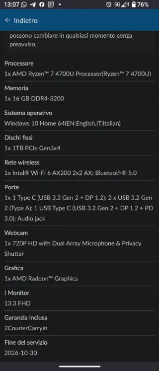 Lenovo Yoga 6 - Notebook 2-in-1 Blu