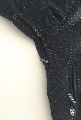 Chaqueta Roxy Negra con Lunares Plateados