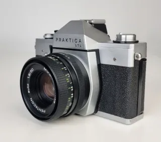 PRAKTICA LTL Cámara analógica + FUNDA _IMPECABLE_