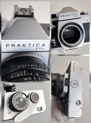PRAKTICA LTL Cámara analógica + FUNDA _IMPECABLE_