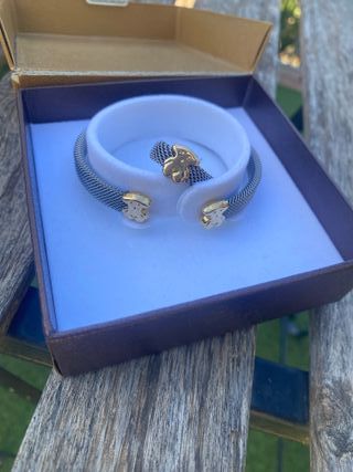 Conjunto Tous Pulsera y Anillo Oso Oro 18k