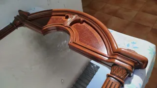 Espejo de madera para dormitorio