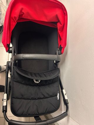 Bugaboo Fox 2 Silla de Paseo Negra y Roja