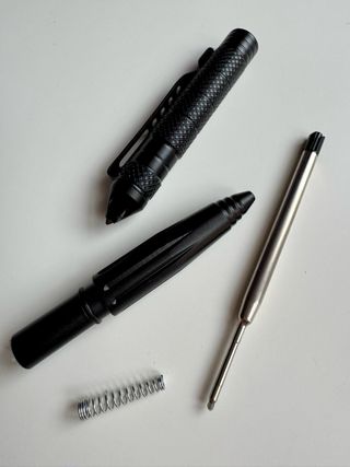 Bolígrafo Táctico Militar Multifunción Negro