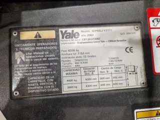 Carretilla elevadora YALE 4