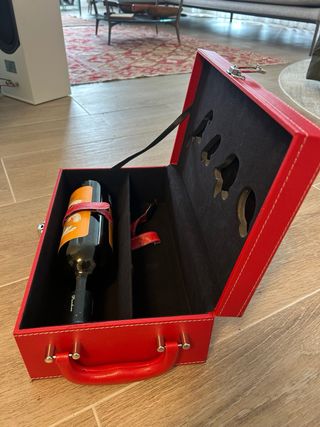 Estuche Portabotellas Rojo