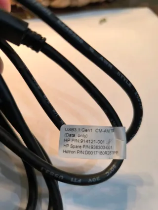 Cable USB C a USB 3.0 HP