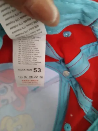 Berretto per bambini Ariel e Flounder