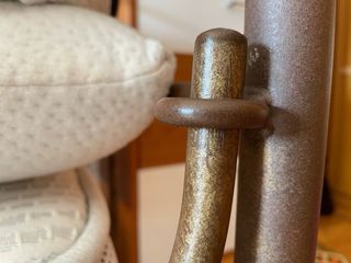 Cama Diván Hierro Forjado Bronce Oscuro