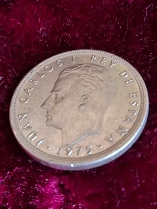 Moneda Juan Carlos I Rey de España 1975