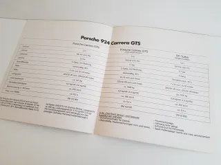 Catalogo Porsche 924 Carrera GTS 1981