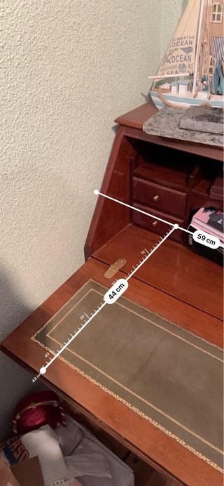 Escritorio bureau madera cerezo