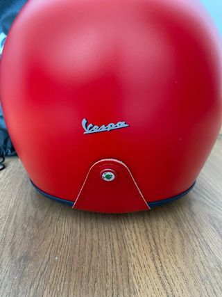 Casco Vespa Rojo